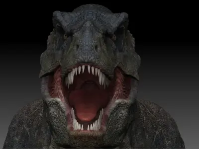 Dinosaur T Rex -Tyrannosaurus Rex Sue Sculpt Project 3D model