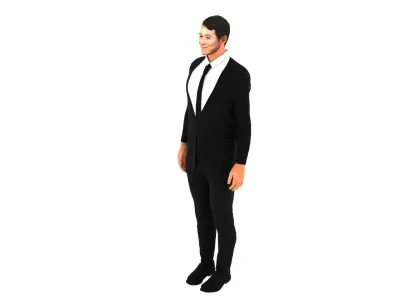 Jet Li Low-poly 3D model