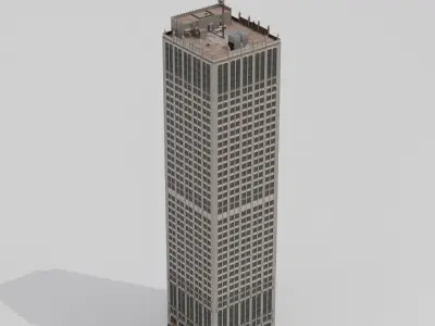 Cadillac Tower 3D model