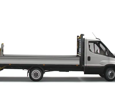 Iveco Daily Dropside Tail Lift 2018 3D model