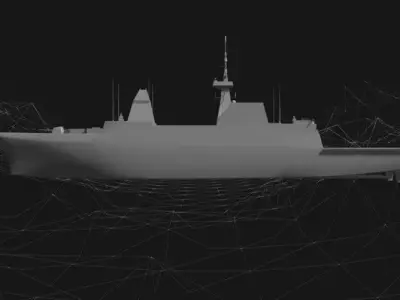 Navy Ship Formidable 3D model