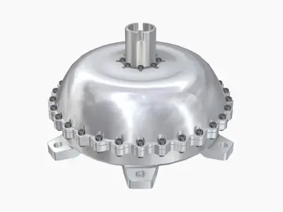 Neal Chance Billet Torque Converter Low-poly 3D model