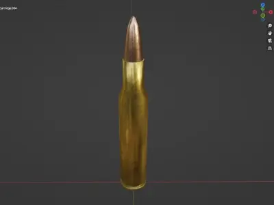 338 Lapua Magnum Ammo and Ammobox 3D model