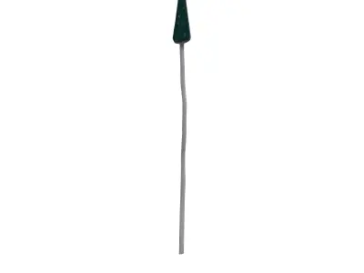 Realistic Rusty Metal Spear 3D Model Low-poly 3D model