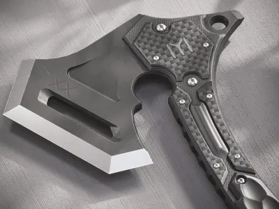 Modern Axe XX PBR Low-poly 3D model