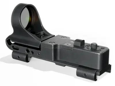 C-More Red Dot Sight Low-poly 3D model
