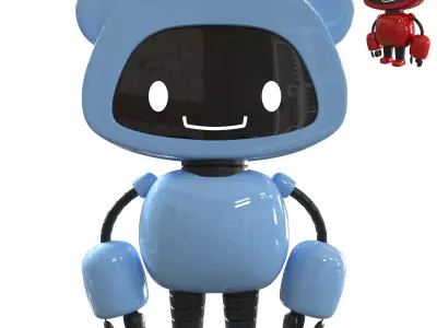 Robot Bear 3D model