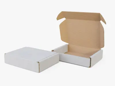 Corrugated Box V3 3D model
