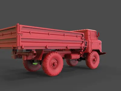 Gaz 66 3D print model