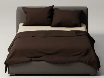 SAMOA BED RELAXED Free 3D model