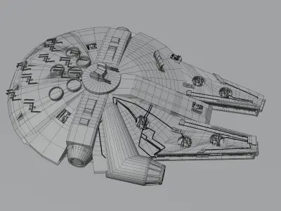 Star Wars Millennium Falcon 3D model