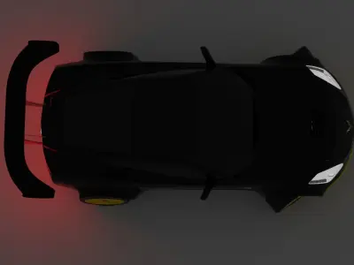 Corvette Stingray C7 Modified Free 3D model