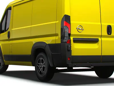 Opel Movano Van L1H1 2024 3D model