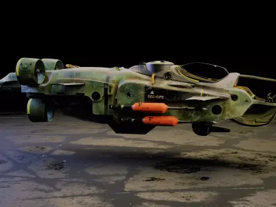 Avatar2 The Way of Water Mako submarine 3D model