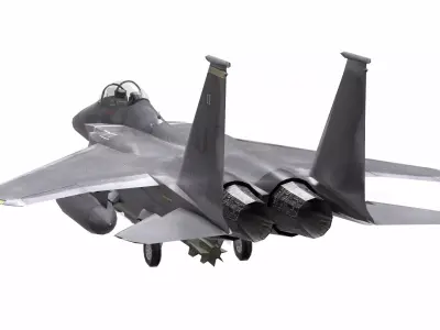 AirCraft 04 - fighter 3D model