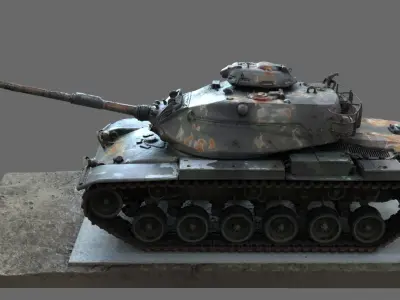 M60A1 Patton 3D model