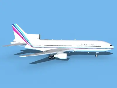 Lockheed L-1011 TriStar Air Atlanta 3D model