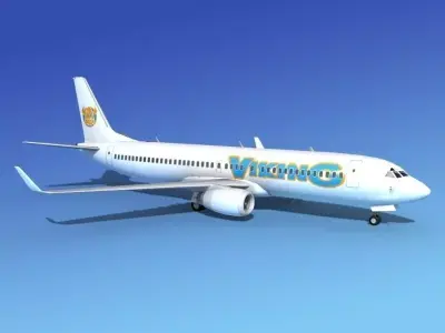 Boeing 737-800ER Viking 3D model