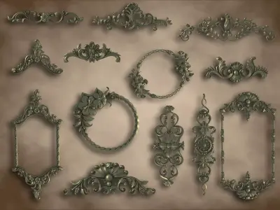 Ornamental Free Free 3D model