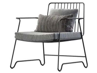 Lounge Chair Fish and Fish - Serax 3D model