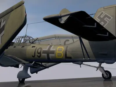 Junkers Ju-87C Stuka 3D model