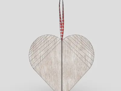 CC0 - Deco Heart Free low-poly 3D model