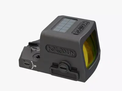 Holosun EPS Carry red dot sight Low-poly 3D model