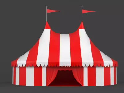 Circus Tent Free 3D model