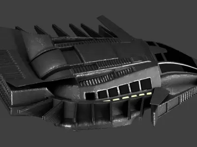 Royal talon fighter-black panthers ship 3D model