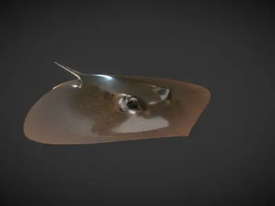 Akae 01 Low-poly 3D model