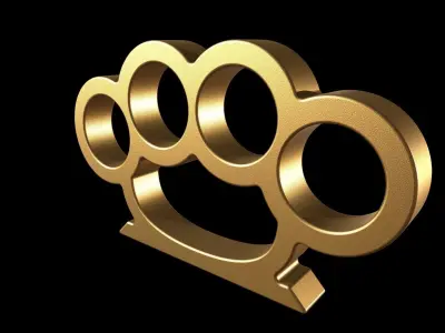 Brass Knuckles 3D model