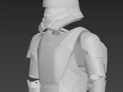 Star Wars The Rise of Skywalker Jet Trooper Full Armor 3D print model