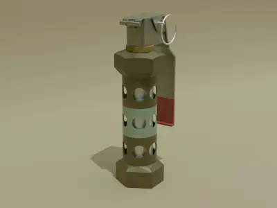 3D Flash Bang Model 3D model