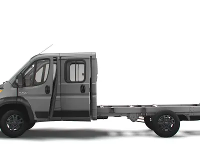 RAM Promaster Chassis Truck CrCab 4035WBXL HQInterior 2023 3D model