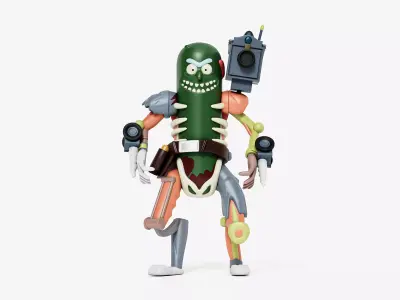 Cartoon Sci Fi Mutant Character Model 3D model