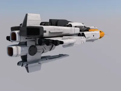 Space vehicle Free 3D model