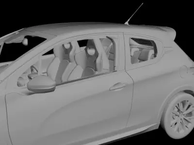 Peugeot 208 GTI BPS 3D model