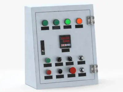 Control Stations Panels 3D model