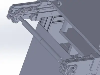 Speed-fold conveyor chains 3D model