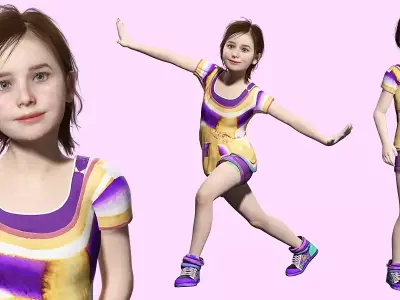 Sophia little Sunshine Free 3D model