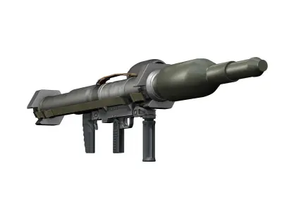 Anti-tank rocket launcher Panzerfaust 3 3D model
