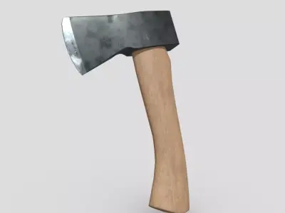 CC0 - Hatchet Free low-poly 3D model
