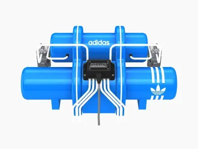 Airlift Performance air suspension kit A Low-poly 3D model