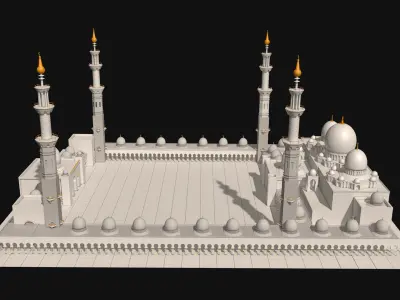 Sheikh Zayed Mosque 3D model