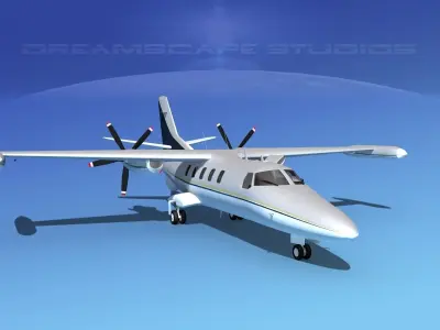 Dreamscape AF-46 Turbo Star Executive V04 3D model