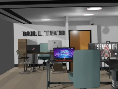 Small Office 101 Free low-poly 3D model