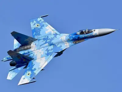 Sukhoi Su-27P Flanker 3D model