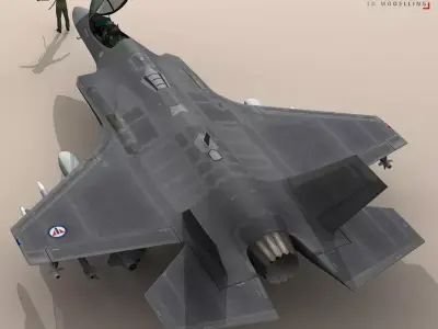 F35A - Royal Norwegian air force 3D model