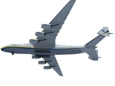 Ukrainian Jet  Antonov An-225  3D model
