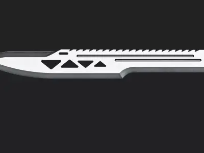 Machete-Gear Low-poly 3D model